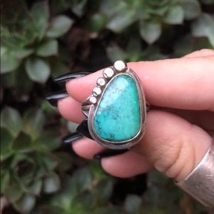 Vintage Turquoise and Sterling Silver Ring